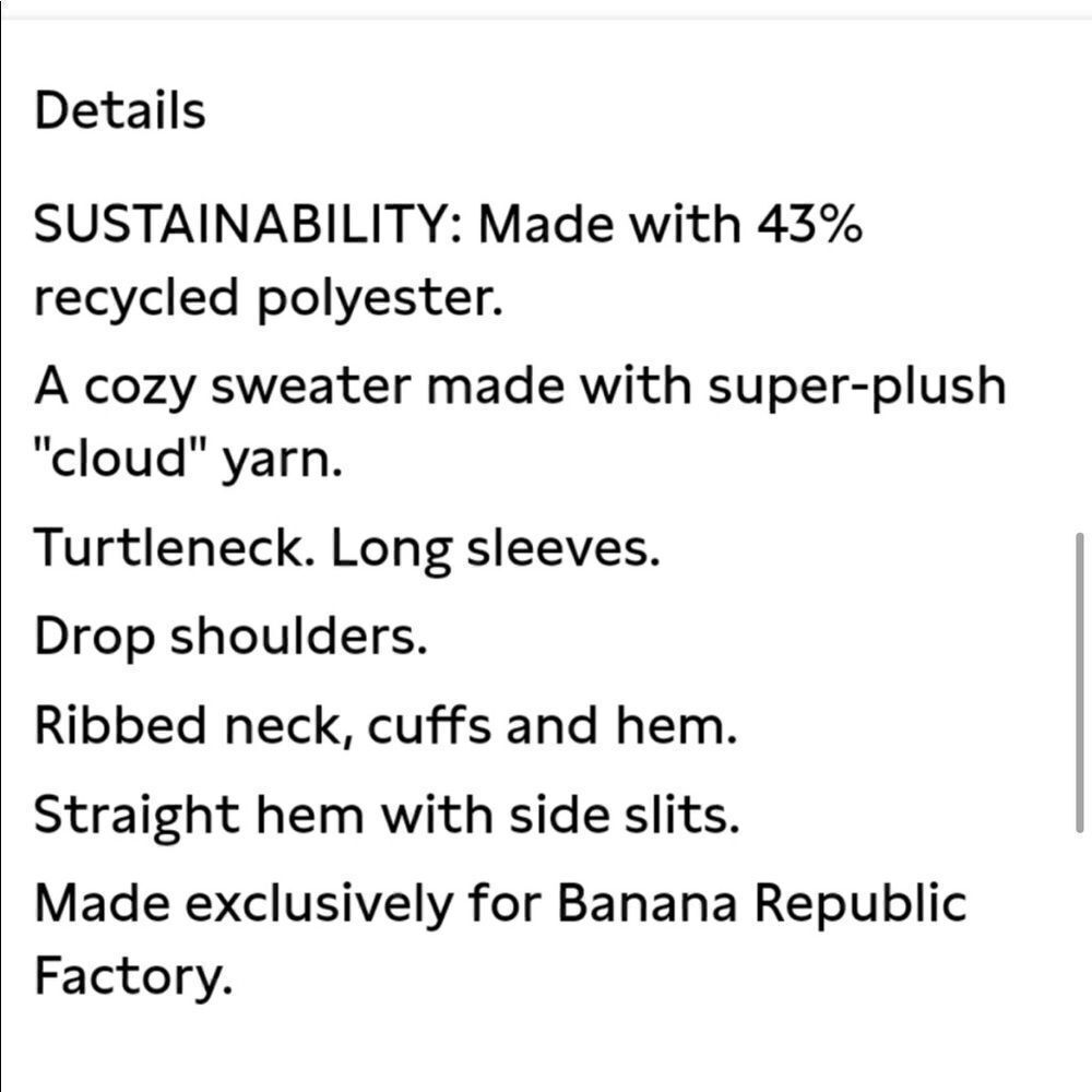 Banana Republic Oversized Cozy Turtleneck Sweater - Picture 5 of 11